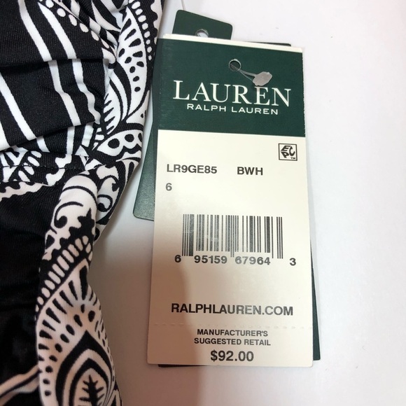 Ralph Lauren Tankini Top Halter Slimming Swim 6 - Picture 5 of 8